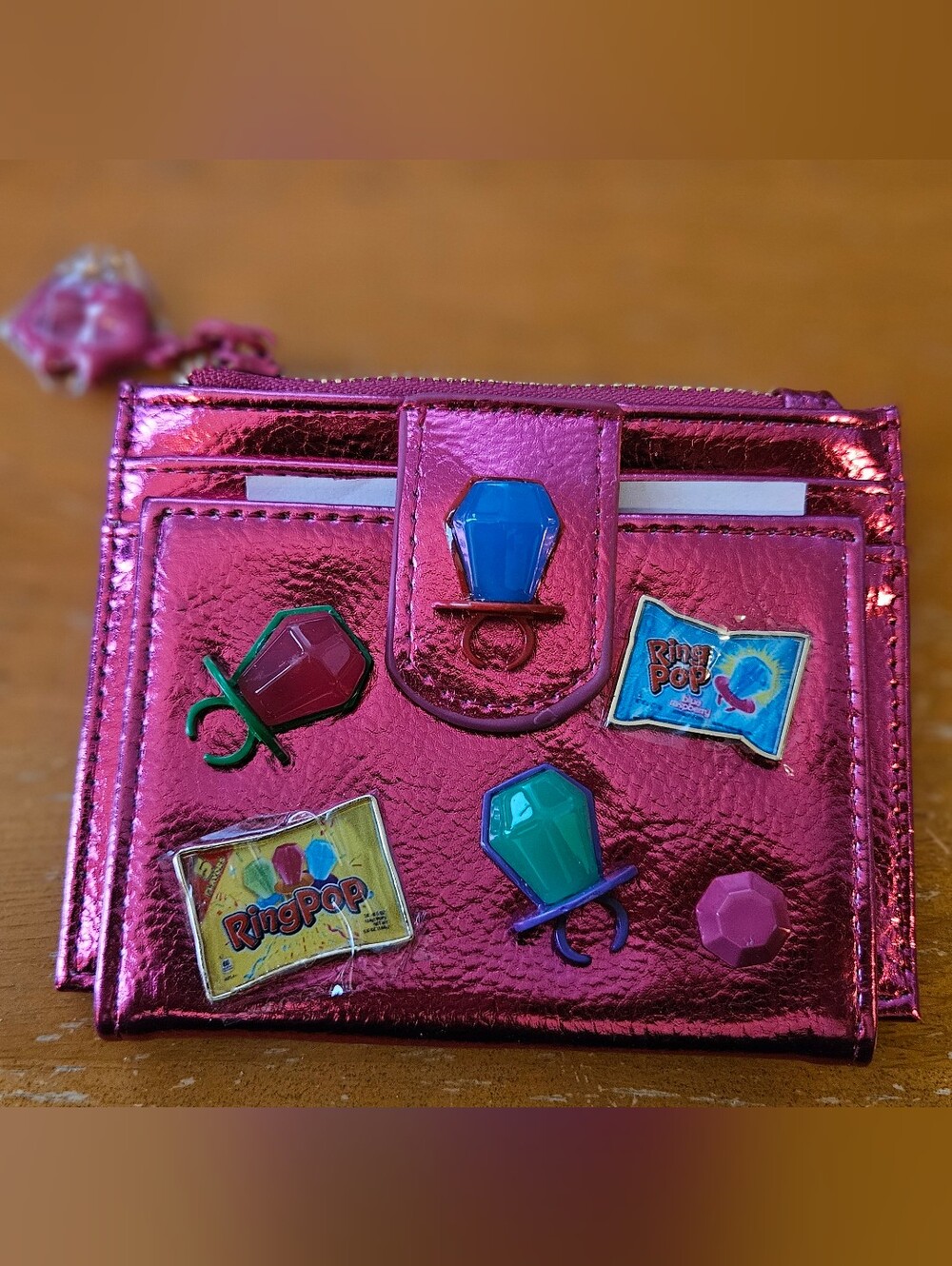 Betsey Johnson x Ring Pop Thru Lick & Thin Bifold Wallet NWT